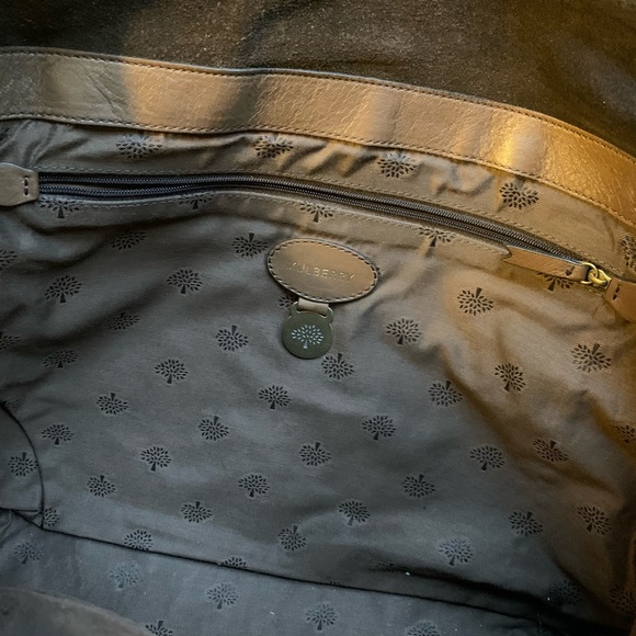 Mulberry dark brown messaged bag - Picture 7 of 7